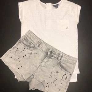 Girls top & short set